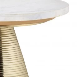 TOV Living Room Tempo Marble Side Table