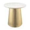 TOV Bleeker Marble Side Table Living Room