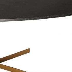 TOV Gemma Black Marble Coffee Table Living Room