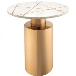 TOV Terzo Marble Side Table