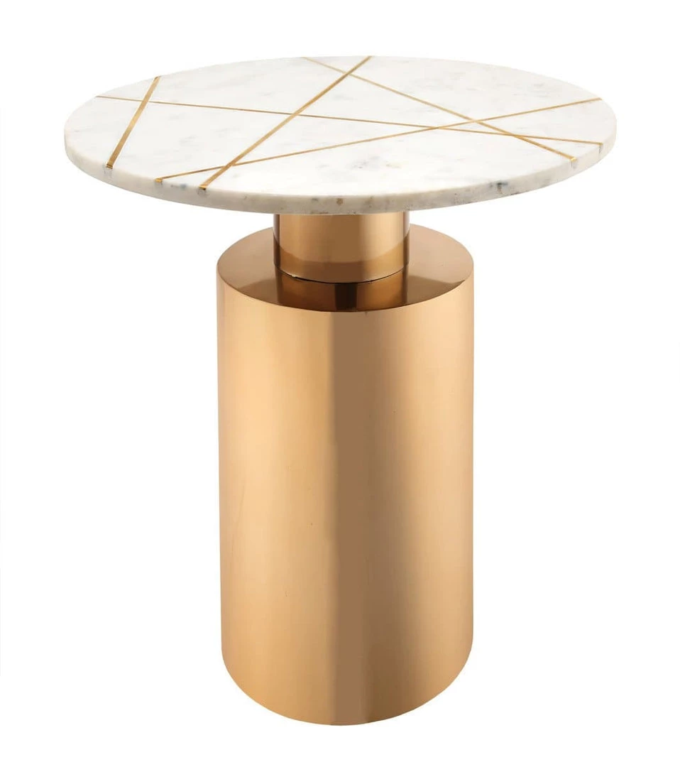 TOV Terzo Marble Side Table