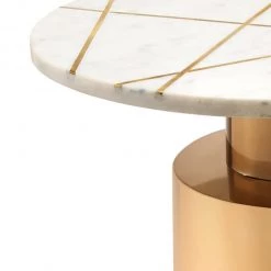 TOV Terzo Marble Side Table