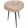 TOV Timber Pink And Brass Side Table Living Room