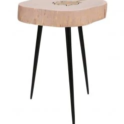 TOV Timber Pink And Brass Side Table Living Room