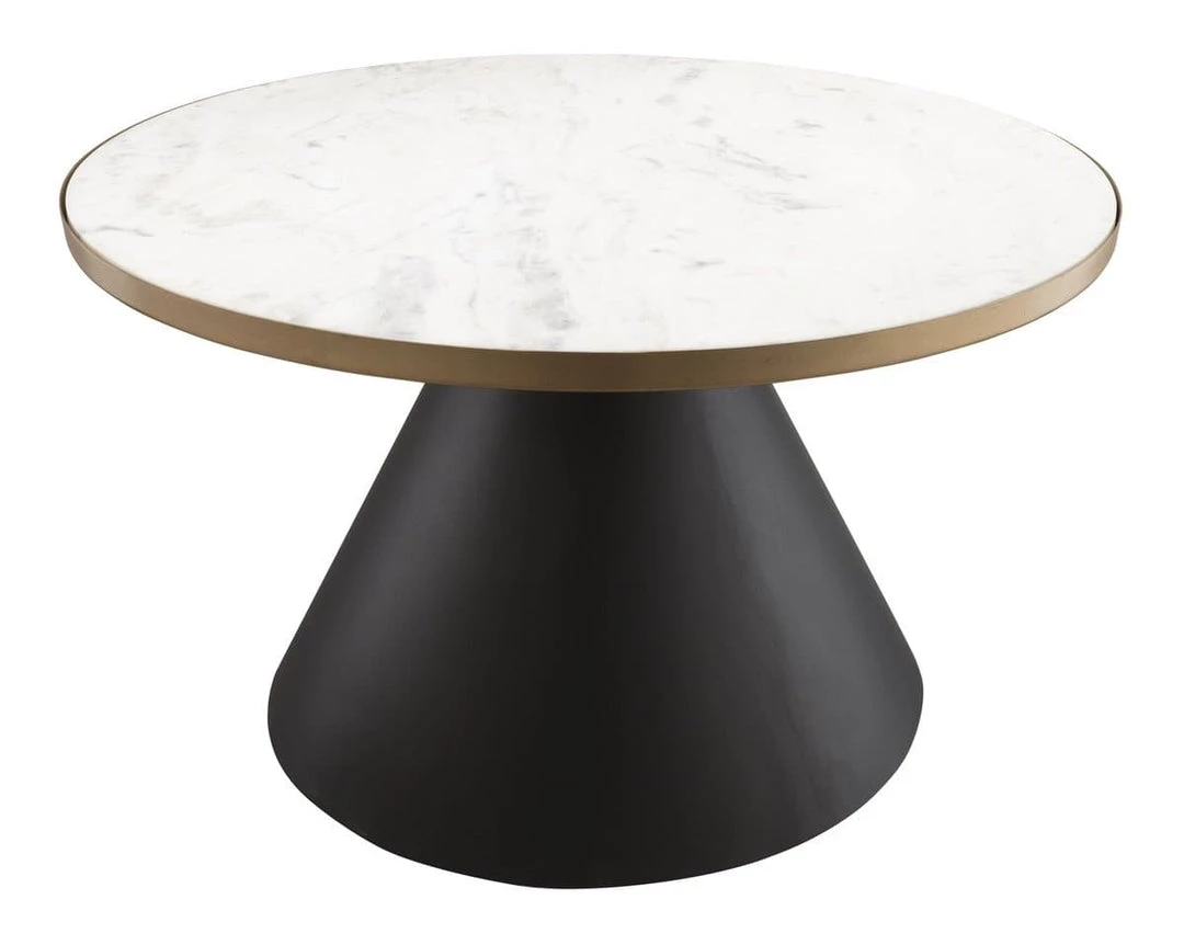 TOV Richard Marble Cocktail Table Living Room