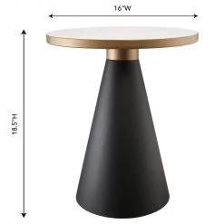 TOV Richard Marble Side Table