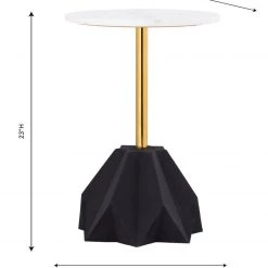 TOV Origami Side Table Living Room