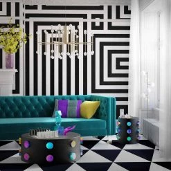 TOV Rockstar Black Side Table Living Room