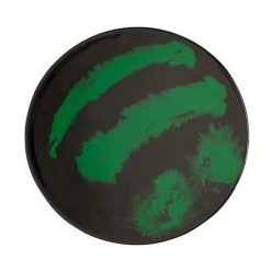 TOV Enamel Black And Green Accent Table Living Room