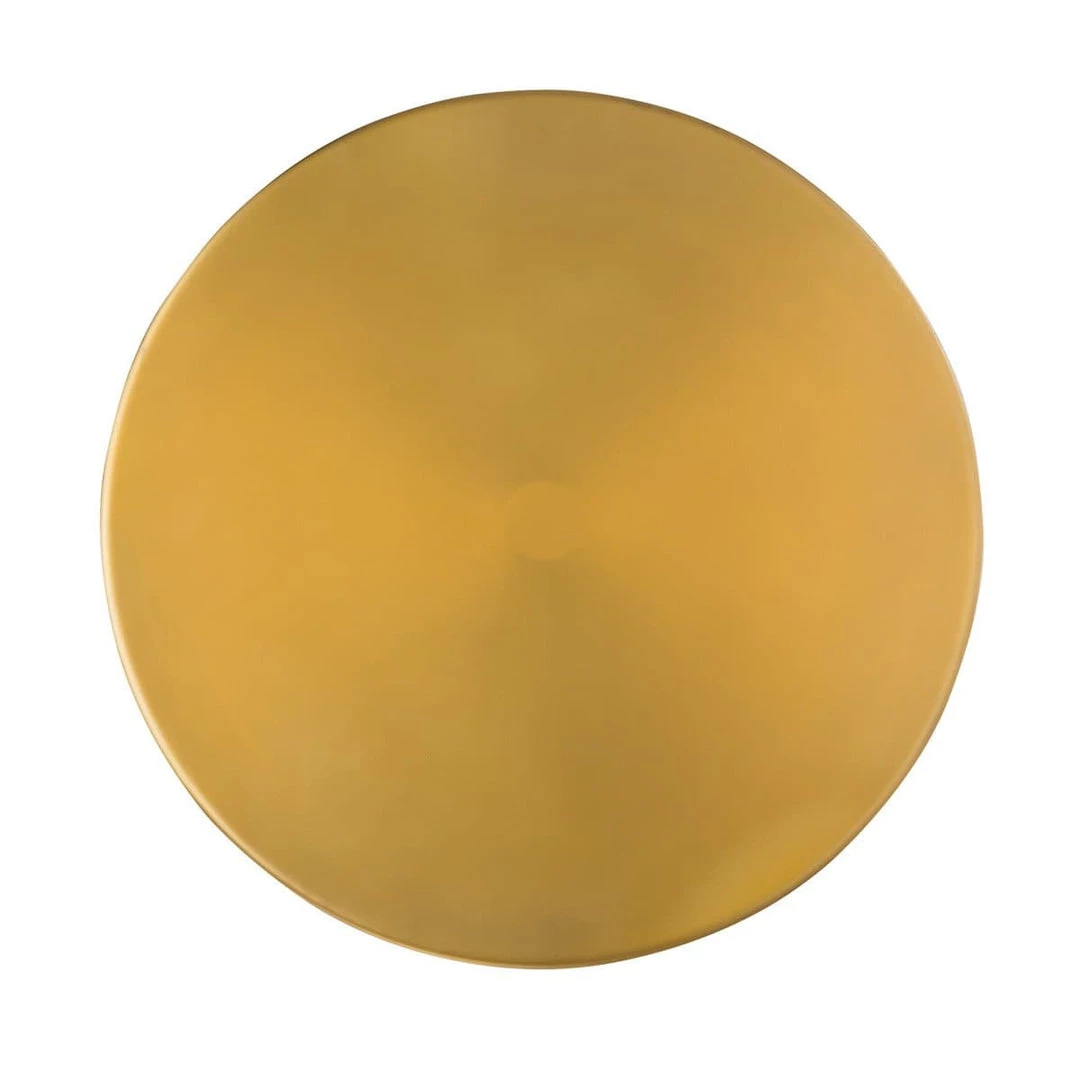 TOV Blaze Glass And Brass Side Table