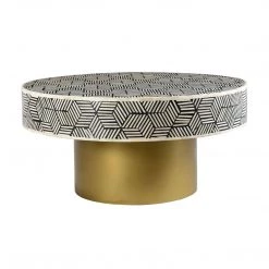 TOV Living Room Bone Inlay Cocktail Table