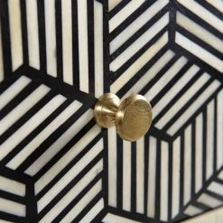 TOV Bone Inlay Side Table Living Room