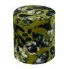 TOV Bedroom Floral Velvet Pouf