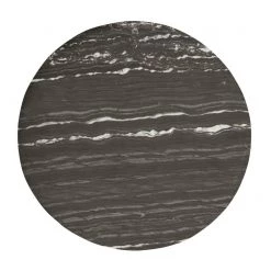 TOV Cress Black Marble Side Table Living Room