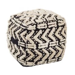 TOV Mariel Cotton Pouf Bedroom