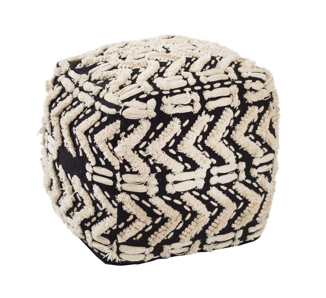 TOV Mariel Cotton Pouf Bedroom