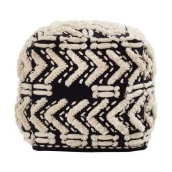 TOV Mariel Cotton Pouf Bedroom