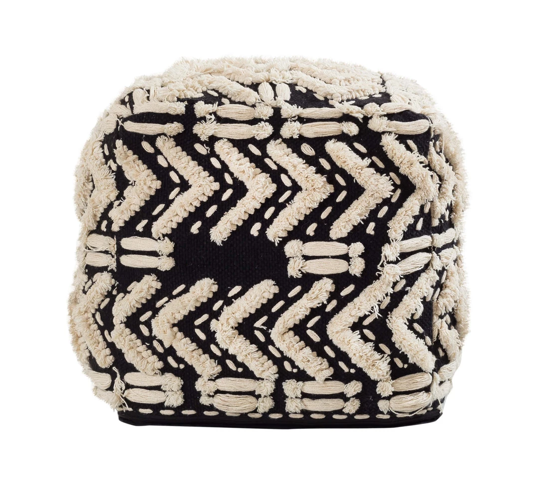 TOV Mariel Cotton Pouf Bedroom
