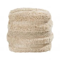 TOV Yorba Cotton Pouf Bedroom