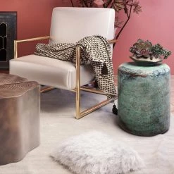 TOV Bohemia Green Steel Stool