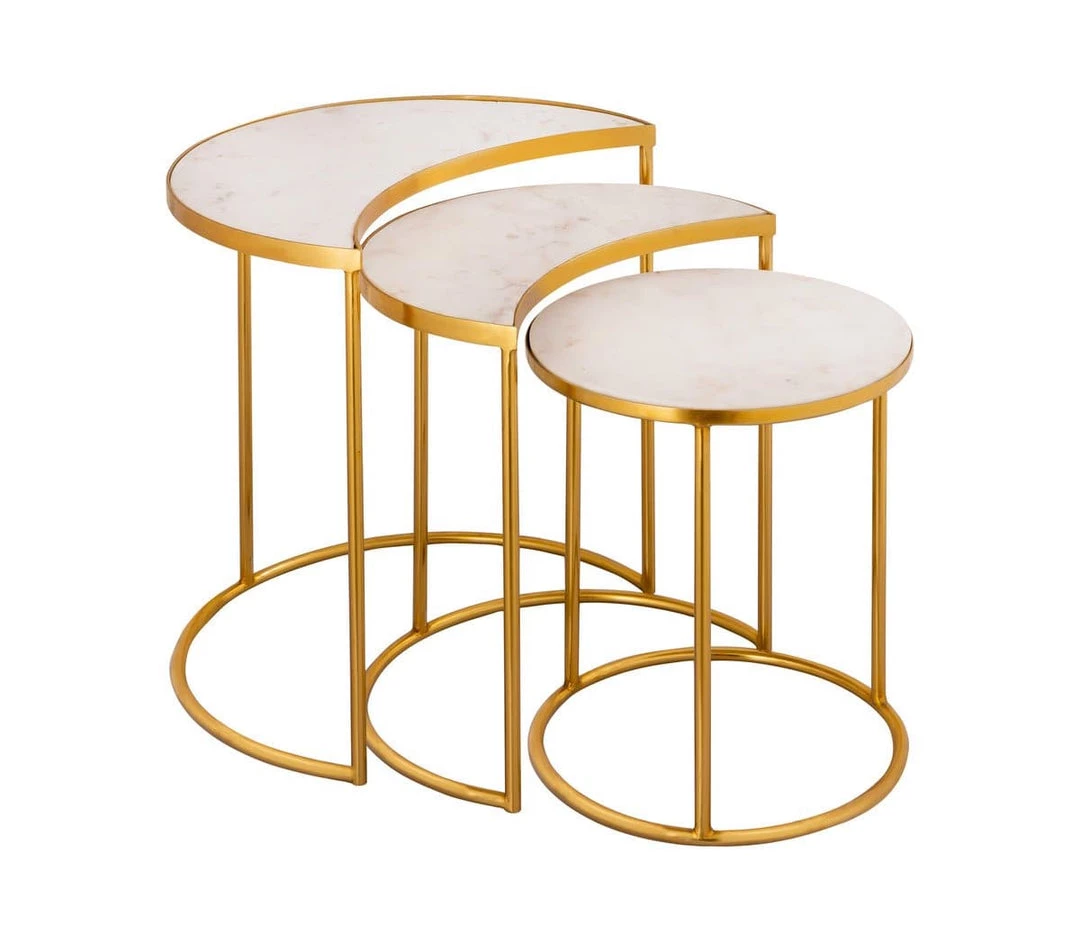 TOV Living Room Crescent Nesting Tables