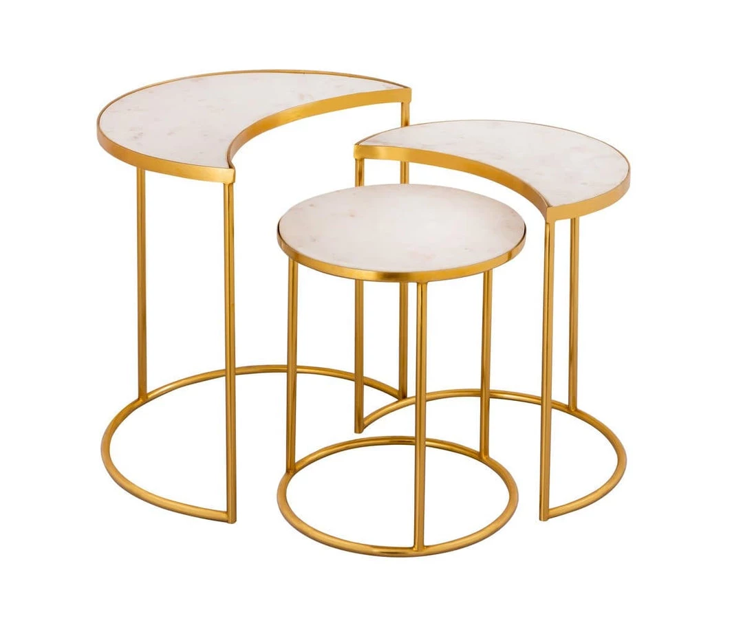 TOV Living Room Crescent Nesting Tables