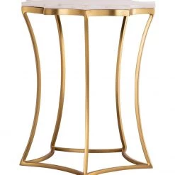 TOV Camilla Marble Side Table