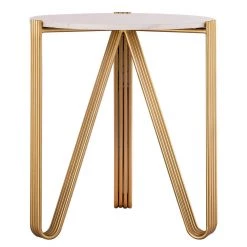 TOV Aya Marble Side Table