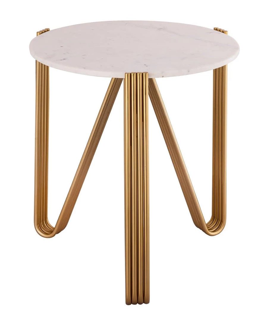 TOV Aya Marble Side Table