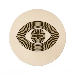 TOV Eye Hand Painted Side Table Living Room