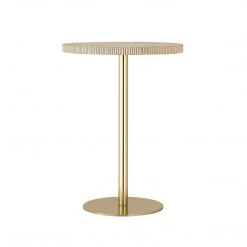 TOV Living Room Fiona Marble Side Table