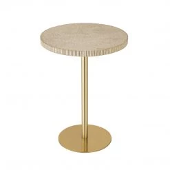 TOV Living Room Fiona Marble Side Table