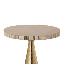 TOV Living Room Celeste Ribbed Side Table