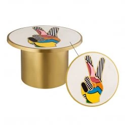 TOV Living Room Peace Cocktail Table