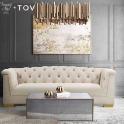 TOV Lana Mirrored Coffee Table