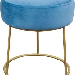 TOV Nina Velvet Stool Bedroom