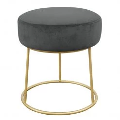 TOV Nina Velvet Stool Bedroom