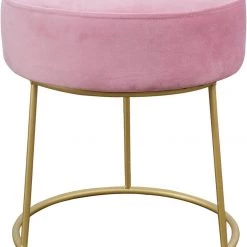 TOV Nina Velvet Stool Bedroom