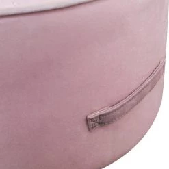 TOV Luna Velvet Ottoman