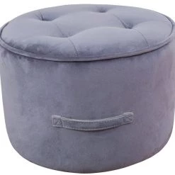 TOV Luna Velvet Ottoman