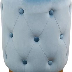 TOV Skylar Velvet Ottoman Bedroom