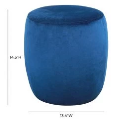 TOV Willow Velvet Ottoman Bedroom