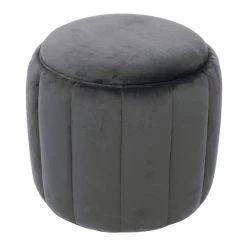 TOV Ives Velvet Ottoman Bedroom