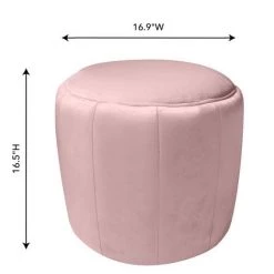 TOV Ives Velvet Ottoman Bedroom