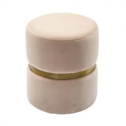 TOV Bedroom Yamma Velvet Ottoman