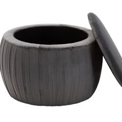 TOV Fleur Velvet Storage Ottoman Bedroom