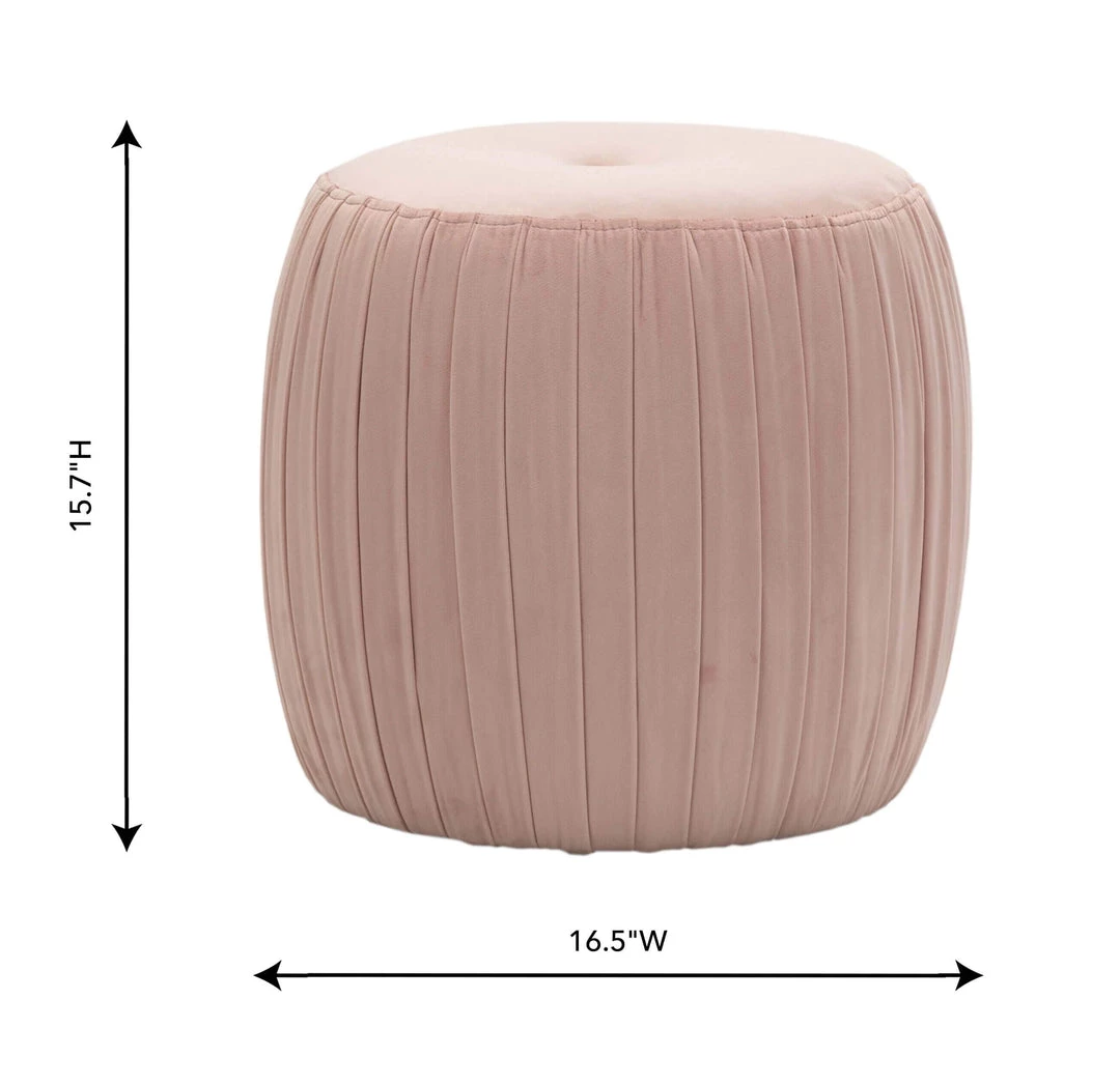 TOV Sommer Velvet Ottoman