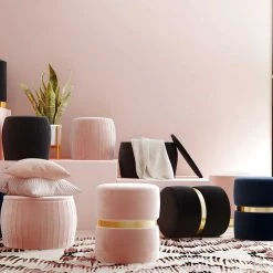 TOV Pri Velvet Ottoman Bedroom