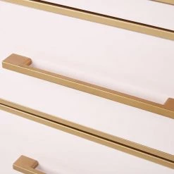 TOV Emily Pink Lacquer Side Table