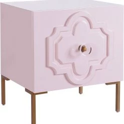 TOV Anna Lacquer Side Table Living Room